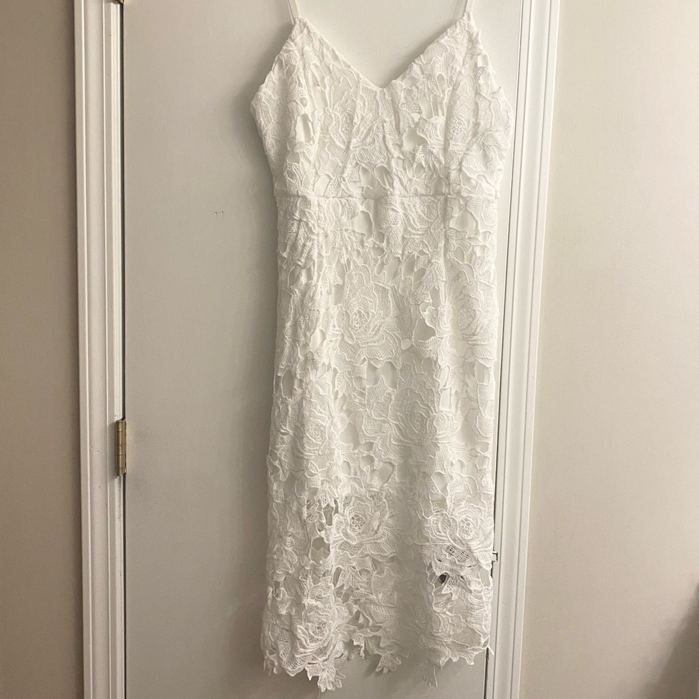 NEW with Tags - White Lace Dress, Women’s Sz XL